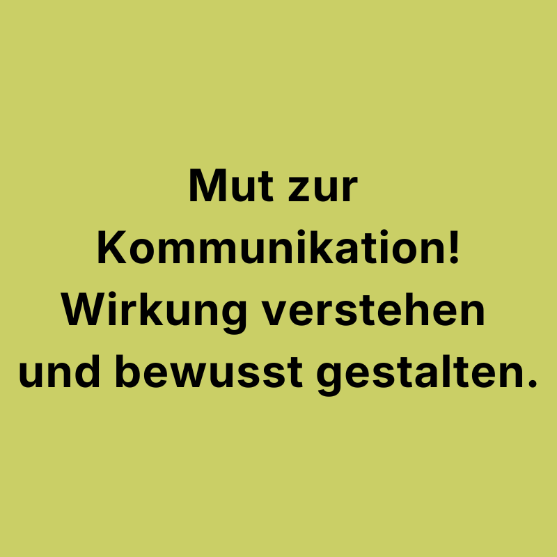 Cover Mut zur Kommunikation